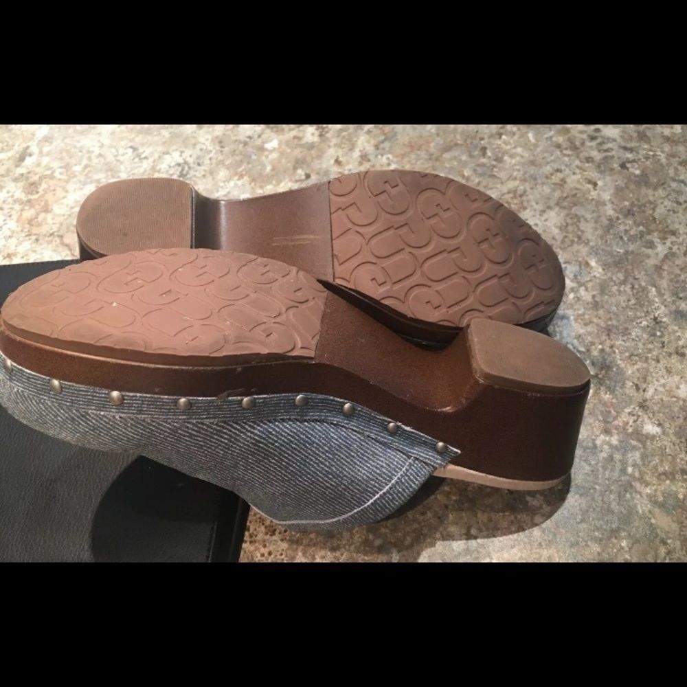 UGG Australia Shoes Blue Jean Style Clogs Size 4 - Picture 11 of 13